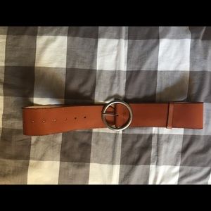 American eagles leather belt small
